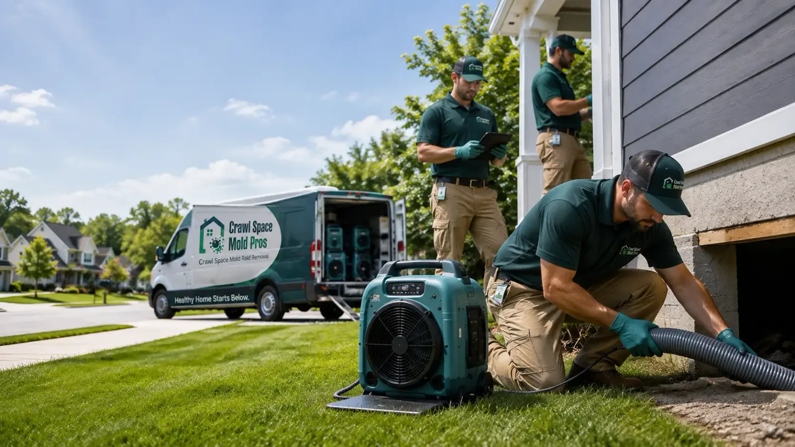 Crawl Space Mold Removal in Woodbridge, CA